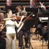 With Maestro Ernest Green and Annapolis Chamber Orchestra, performing J. Brahms Concerto Op. 77 in Annapolis/USA; Photo: David R. Herron