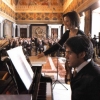 With Josè Gallardo during the concert in Palazzo Quirinale, Rome