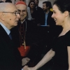 With the italian State-President Giorgio Napolitano and Cardinal Tarcisio Bertone after the concert at the Piazza del Campidoglio, Rome