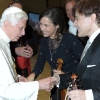 With Pope Benedict XVI. and violin-virtuoso Manrico Padovani